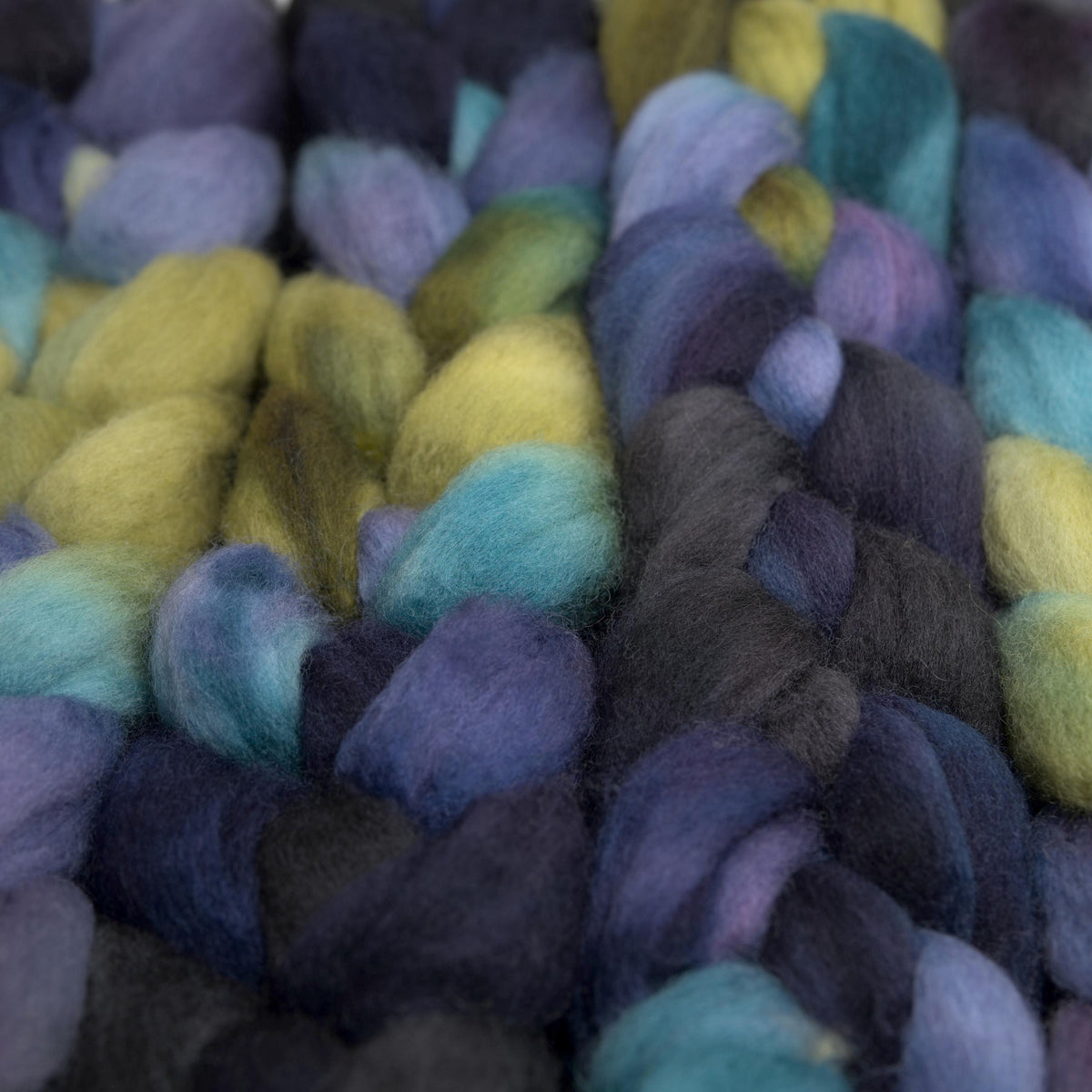 Hand Painted Corriedale Roving (4oz) | Combed Top for Spinning and Felting