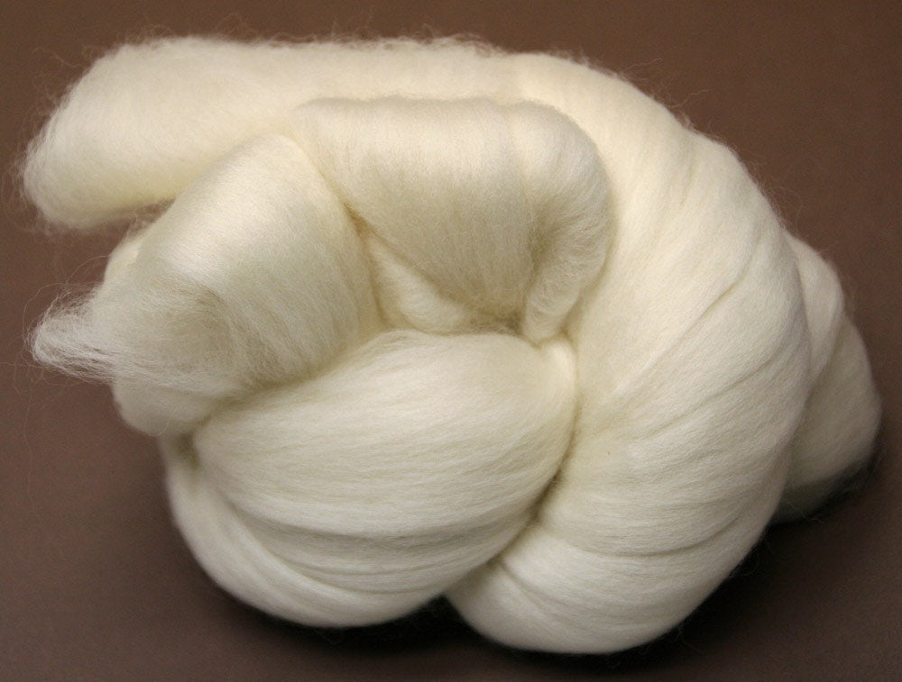 Natural White Wool Roving, Spin wool, Spin Fiber, White Wool Roving, W –  Shep's Wool