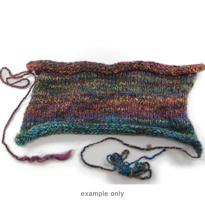 Example only — knit swatch