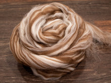 Load image into Gallery viewer, Shetland Wool Roving - Humbug (4oz) | Combed Top / Roving for Spinning and Felting