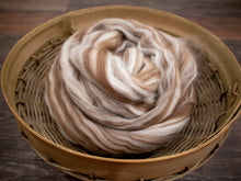 Load image into Gallery viewer, Shetland Wool Roving - Humbug (4oz) | Combed Top / Roving for Spinning and Felting