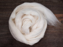 Load image into Gallery viewer, Undyed Merino Wool 21 Micron (4oz) | Combed Top / Roving for Spinning