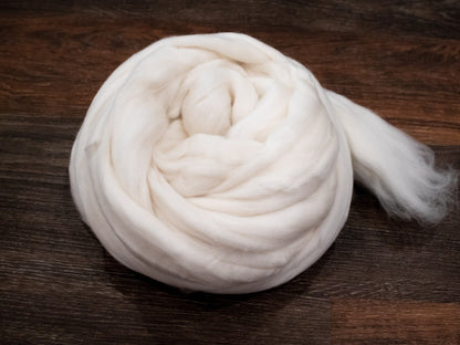 Ultrafine Merino Wool Roving - 14.5 Micron - (4oz) | Combed Top / Roving for Spinning and Felting