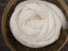 Load image into Gallery viewer, Undyed Corriedale Wool (4oz) | Combed Top / Roving for Spinning and Felting