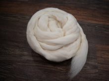 Load image into Gallery viewer, Undyed Corriedale Wool (4oz) | Combed Top / Roving for Spinning and Felting