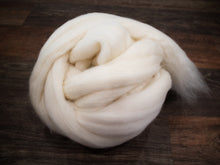 Load image into Gallery viewer, Shetland Wool - Natural White - (4oz) | Combed Top / Roving for Spinning and Felting