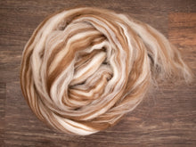 Load image into Gallery viewer, Shetland Wool Roving - Humbug (4oz) | Combed Top / Roving for Spinning and Felting