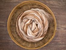 Load image into Gallery viewer, Shetland Wool Roving - Humbug (4oz) | Combed Top / Roving for Spinning and Felting