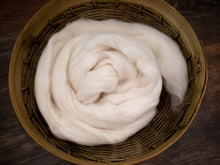 Load image into Gallery viewer, Undyed Merino Wool 23 Micron (4oz) | Combed Top / Roving for Spinning