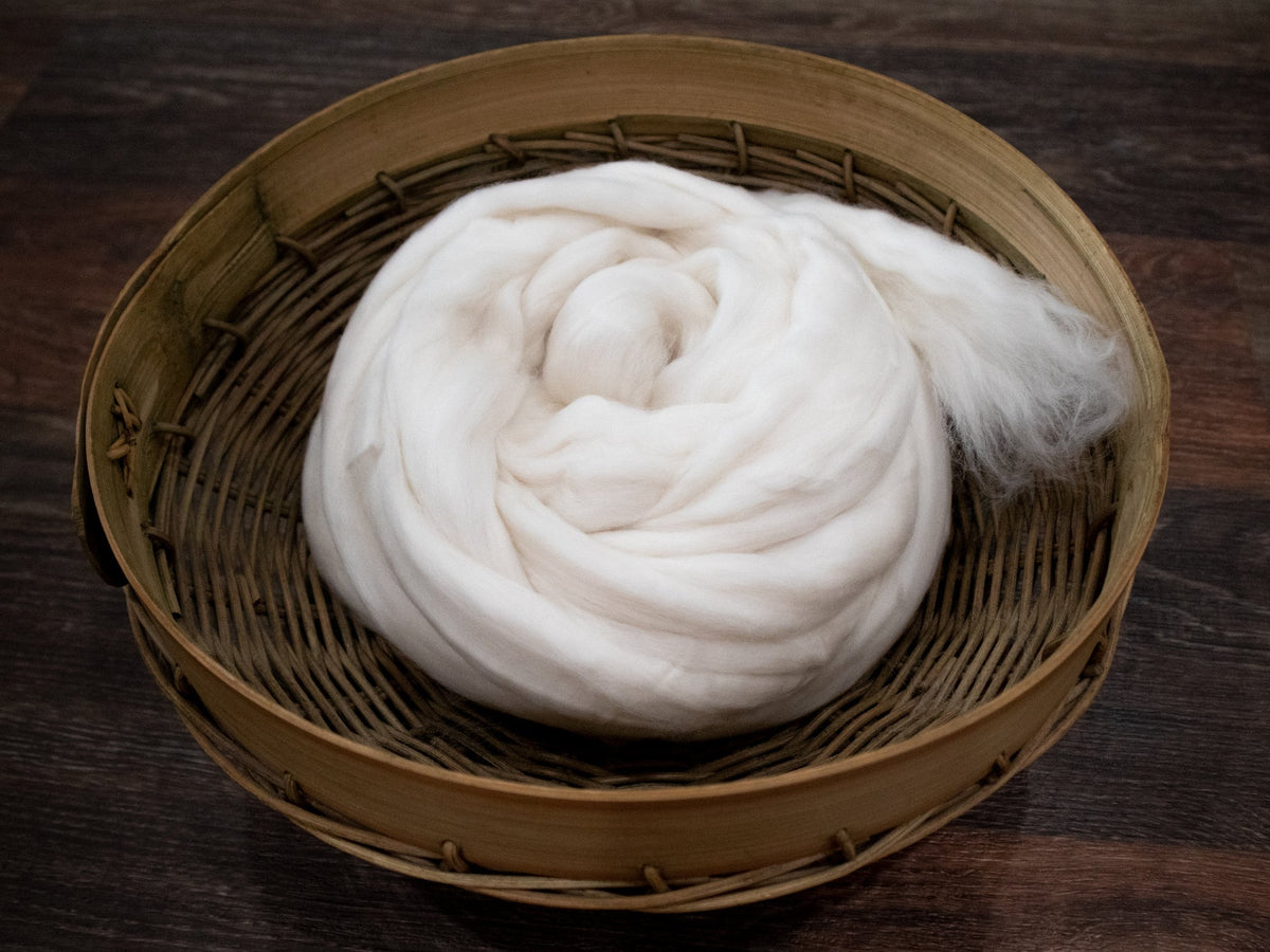Ultrafine Merino Wool Roving - 14.5 Micron - (4oz) | Combed Top / Roving for Spinning and Felting