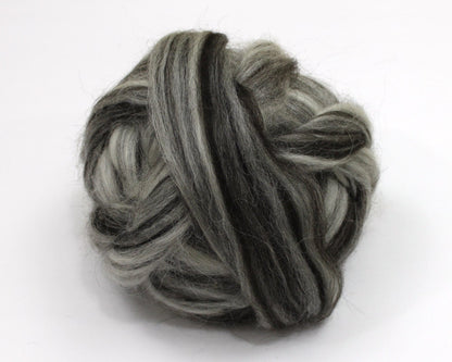 Icelandic Wool - Natural Humbug (4 oz) | Combed Top / Roving for Spinning and Felting