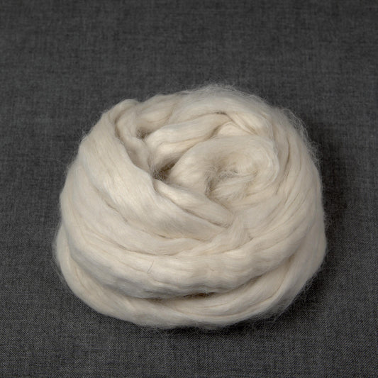 Undyed Suri Alpaca Top (4oz) | Combed Top / Roving for Spinning
