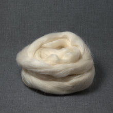 Load image into Gallery viewer, Teeswater Wool - Undyed Roving for Spinning or Felting (4 oz)