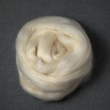 Load image into Gallery viewer, Teeswater Wool - Undyed Roving for Spinning or Felting (4 oz)
