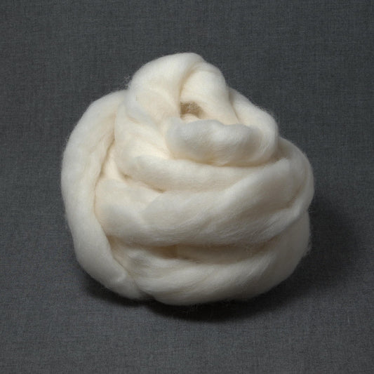 Dorset Horn Wool - Undyed Roving for Spinning or Felting (4 oz)