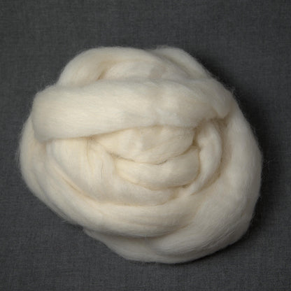 Cheviot Wool Top - Undyed Roving for Spinning (4oz)