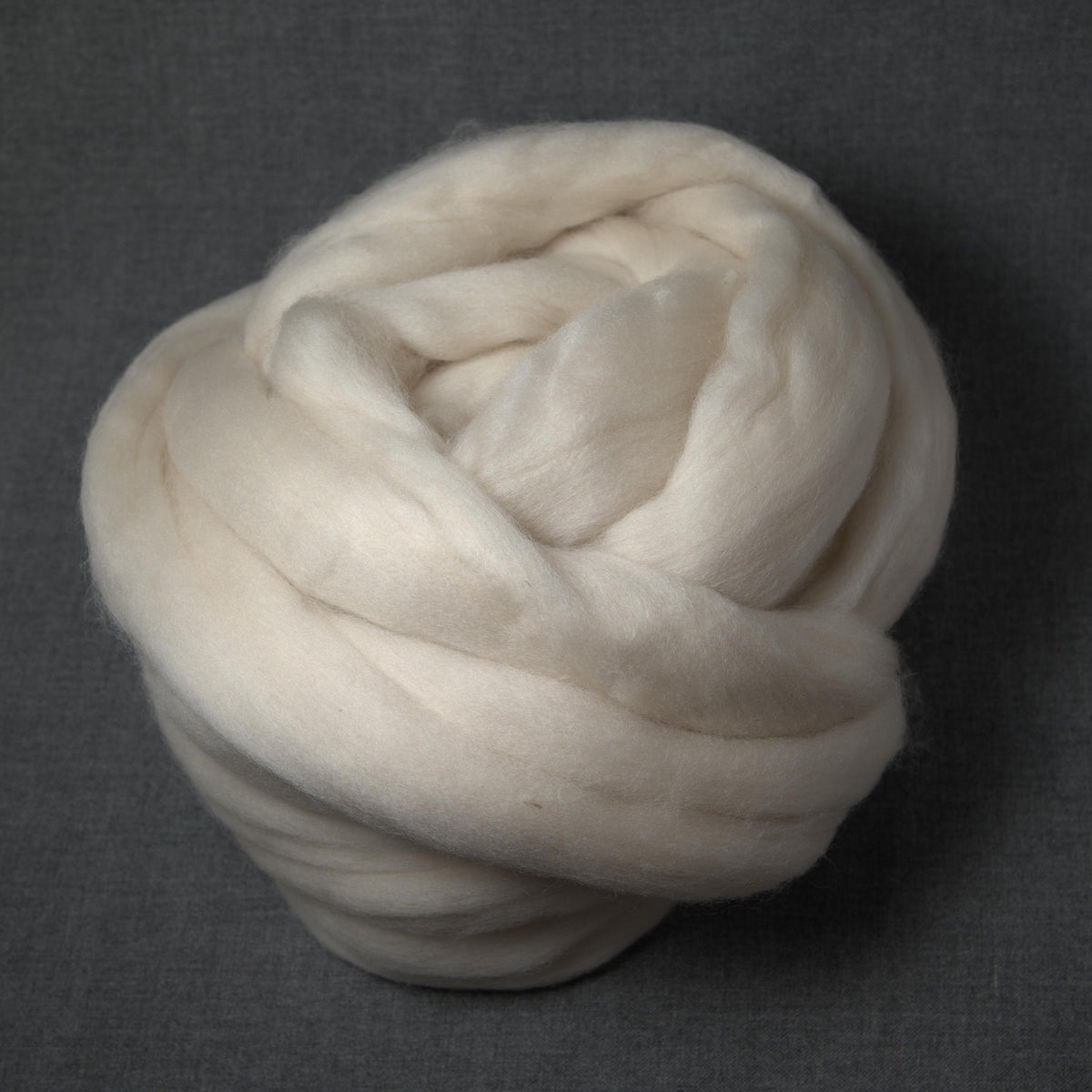 Undyed Cormo Wool Top (4oz) | Combed Top / Roving for Spinning