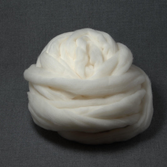 Cormo Pencil Roving - Undyed (4oz) | Wool Top for Spinning