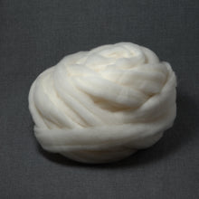 Load image into Gallery viewer, Cormo Pencil Roving - Undyed (4oz) | Wool Top for Spinning