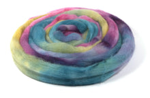 Load image into Gallery viewer, Hand Painted Blue Faced Leicester Roving (4oz) | Combed Top for Spinning and Felting