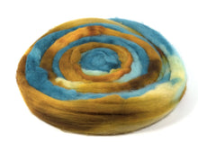 Load image into Gallery viewer, Hand Painted Blue Faced Leicester Roving (4oz) | Combed Top for Spinning and Felting