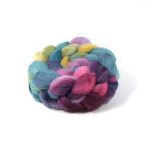 Load image into Gallery viewer, Hand Painted Blue Faced Leicester Roving (4oz) | Combed Top for Spinning and Felting