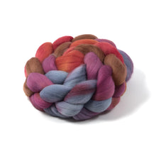 Load image into Gallery viewer, Hand Painted Superfine Merino Roving (4oz) | Combed Top for Spinning and Felting