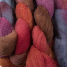 Load image into Gallery viewer, Hand Painted Superfine Merino Roving (4oz) | Combed Top for Spinning and Felting