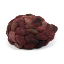 Load image into Gallery viewer, Hand Painted 60/40 Polwarth Yak Roving (4oz) | Combed Top for Spinning and Felting
