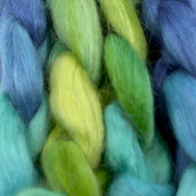 Load image into Gallery viewer, Hand Painted Suri Alpaca Roving (4oz) | Combed Top for Spinning and Felting