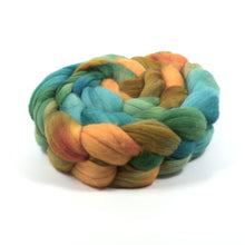 Load image into Gallery viewer, Hand Painted Rambouillet Roving (4oz) | Combed Top for Spinning and Felting