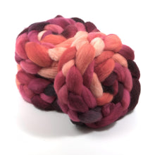 Load image into Gallery viewer, Hand Painted Blue Faced Leicester Roving (4oz) | Combed Top for Spinning and Felting