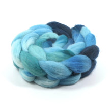 Load image into Gallery viewer, Hand Painted Blue Faced Leicester Roving (4oz) | Combed Top for Spinning and Felting