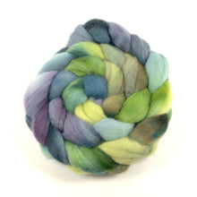 Load image into Gallery viewer, Hand Painted Blue Faced Leicester Roving (4oz) | Combed Top for Spinning and Felting