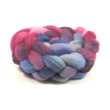 Load image into Gallery viewer, Hand Painted Blue Faced Leicester Roving (4oz) | Combed Top for Spinning and Felting