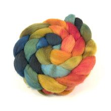 Load image into Gallery viewer, Hand Painted Blue Faced Leicester Roving (4oz) | Combed Top for Spinning and Felting