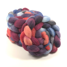 Load image into Gallery viewer, Hand Painted Blue Faced Leicester Roving (4oz) | Combed Top for Spinning and Felting