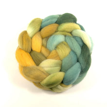Load image into Gallery viewer, Hand Painted Blue Faced Leicester Roving (4oz) | Combed Top for Spinning and Felting