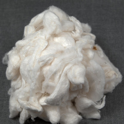 Degummed Silk Cocoons | Undyed Textured Spinning Fiber