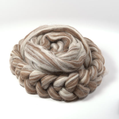 Finnish Wool - Humbug (4oz) | Combed Top / Roving for Spinning and Felting