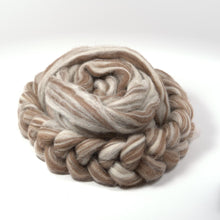 Load image into Gallery viewer, Finnish Wool - Humbug (4oz) | Combed Top / Roving for Spinning and Felting