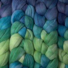 Load image into Gallery viewer, Hand Painted Polwarth Roving (4oz) | Combed Top for Spinning and Felting
