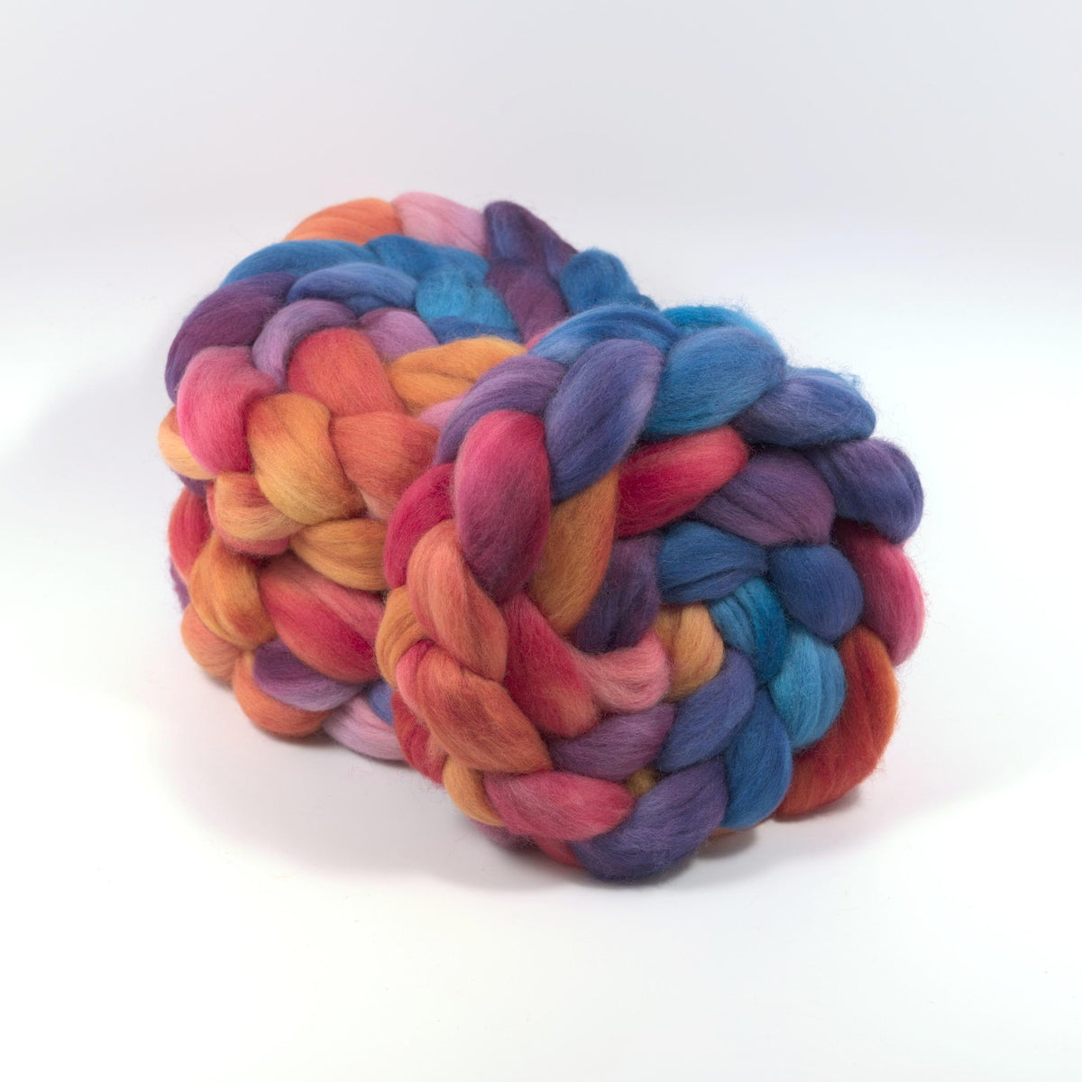 Hand Painted Polwarth Roving (4oz) | Combed Top for Spinning and Felting