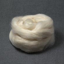Load image into Gallery viewer, Teeswater Wool - Undyed Roving for Spinning or Felting (4 oz)