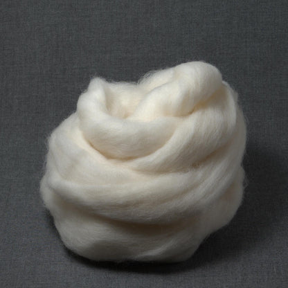 Dorset Horn Wool - Undyed Roving for Spinning or Felting (4 oz)