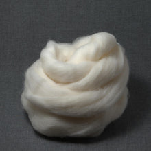 Load image into Gallery viewer, Dorset Horn Wool - Undyed Roving for Spinning or Felting (4 oz)
