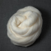 Load image into Gallery viewer, Dorset Horn Wool - Undyed Roving for Spinning or Felting (4 oz)