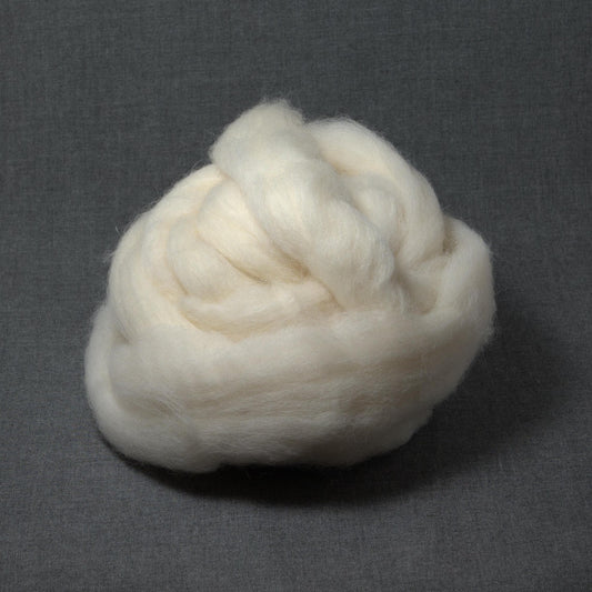 Cheviot Wool Top - Undyed Roving for Spinning (4oz)