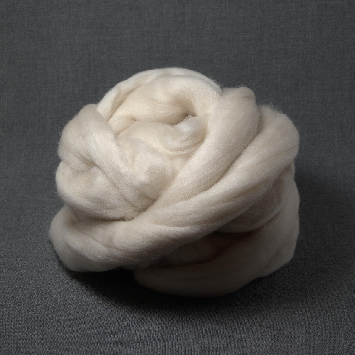 Undyed Cormo Wool Top (4oz) | Combed Top / Roving for Spinning