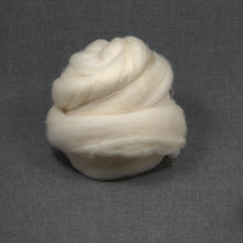 Load image into Gallery viewer, Undyed Superwash BFL Blue Face Leicester (4oz) | Combed Top / Roving